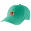 'Carhartt' Men's Adjustable Canvas Cap - Sea Green