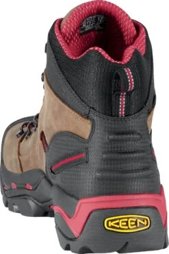 'Keen Utility' Men's 6" Pittsburgh WP Steel Toe - Bison Brown / Red / Black -Outland Style Shop 1007024 3QR large 1024x1024@2x