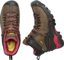 'Keen Utility' Men's 6" Pittsburgh WP Steel Toe - Bison Brown / Red / Black -Outland Style Shop 1007024 PLD large 1024x1024@2x