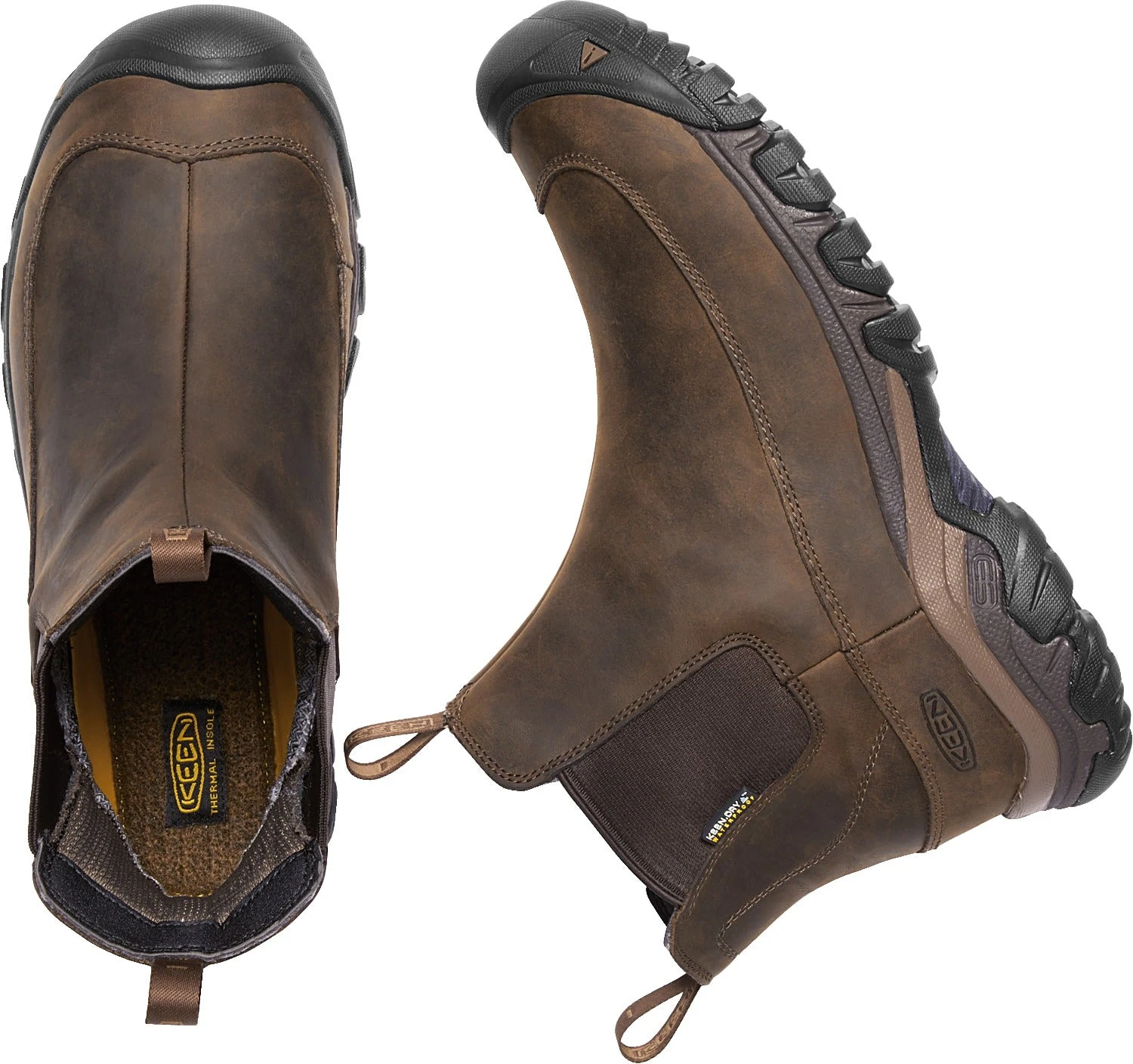 'Keen Outdoor' Men's Anchorage III 200GR WP Boot - Dark Earth / Brown 4 'Keen Outdoor' Men's Anchorage III 200GR WP Boot - Dark Earth / Brown - Image 4