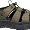 'Keen Outdoor' Men's Newport H2 Sandal - Forest Night / Black