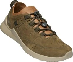 'Keen Outdoor' Men's Highland Oxford Sneaker - Dark Olive / Plaza Taupe -Outland Style Shop 1022662 3Q large 1024x1024@2x