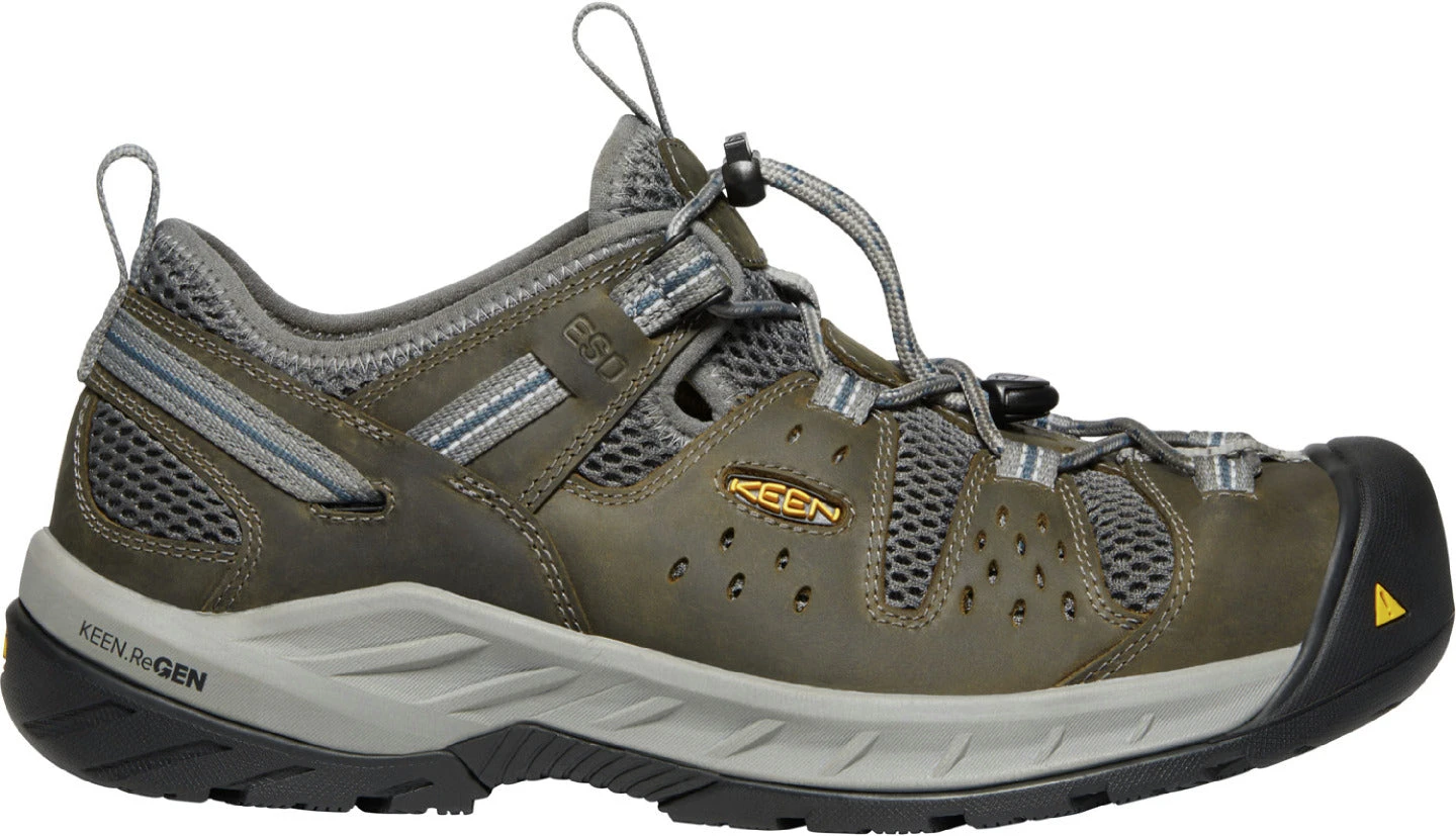 'Keen Utility' Men's Atlanta Cool EH ESD Steel Toe - Gargoyle / Midnight Navy 1 'Keen Utility' Men's Atlanta Cool EH ESD Steel Toe - Gargoyle / Midnight Navy