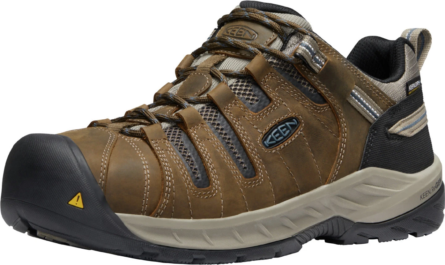 'Keen' Men's Flint II EH WP Steel Toe - Cascade Brown / Orion Blue 5 'Keen' Men's Flint II EH WP Steel Toe - Cascade Brown / Orion Blue - Image 5