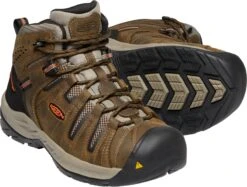 'Keen Utility' Men's Flint II Mid EH Soft Toe - Cascade Brown / Burnt Ochre -Outland Style Shop 1023242 PPS large 1024x1024@2x