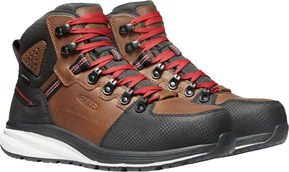 'Keen Utility' Men's Red Hook EH WP Comp Toe Hiker - Tobacco / Black 4 'Keen Utility' Men's Red Hook EH WP Comp Toe Hiker - Tobacco / Black - Image 4