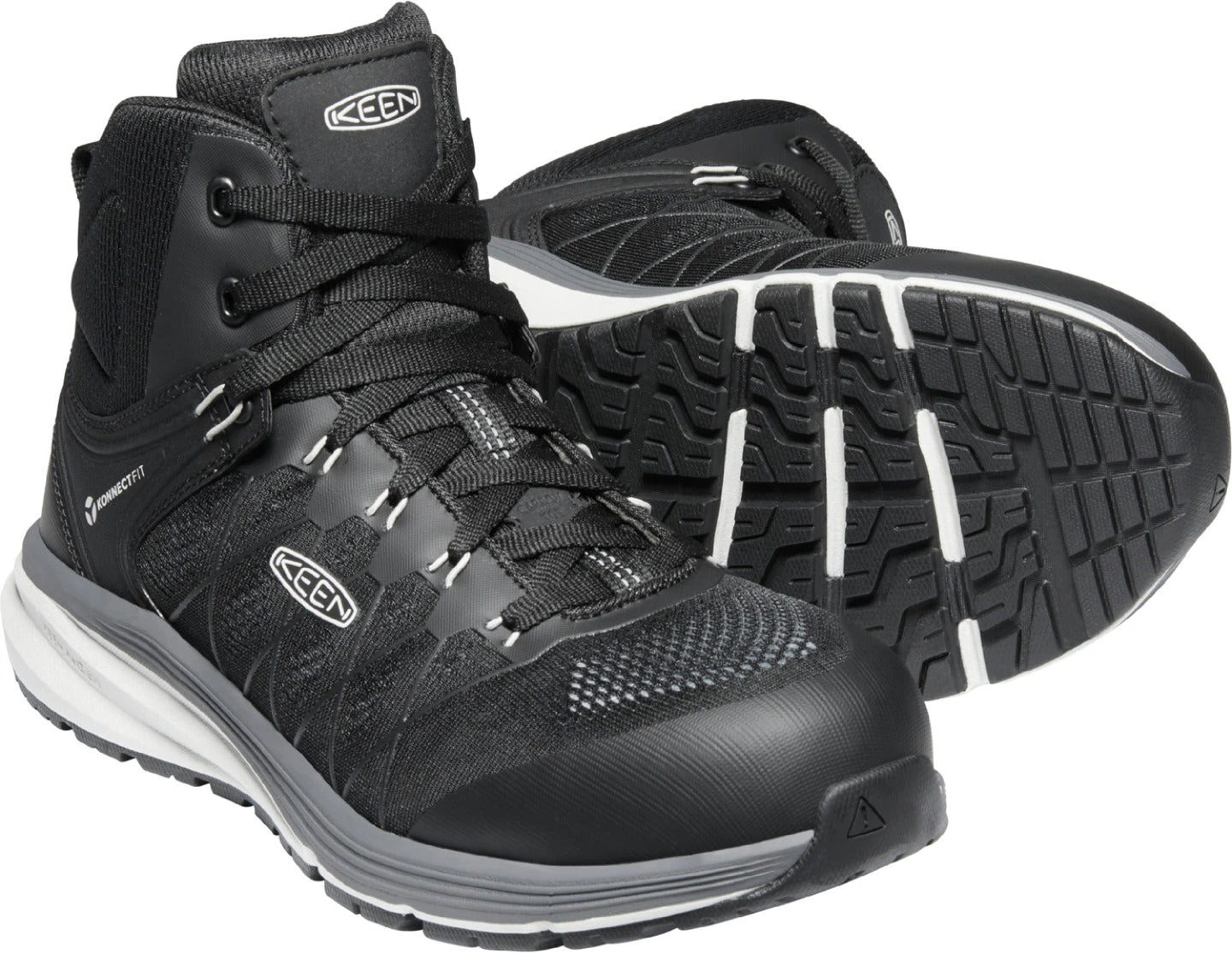 'Keen Utility' Men's Vista Energy EH Mid Hiker Carbon Toe - Vapor / Black 5 'Keen Utility' Men's Vista Energy EH Mid Hiker Carbon Toe - Vapor / Black - Image 5