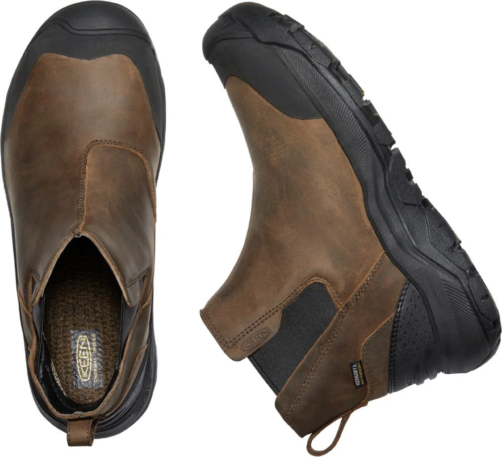 'Keen Outdoor' Men's Revel IV Chelsea Insulated WP Boot - Canteen / Black 2 'Keen Outdoor' Men's Revel IV Chelsea Insulated WP Boot - Canteen / Black - Image 2