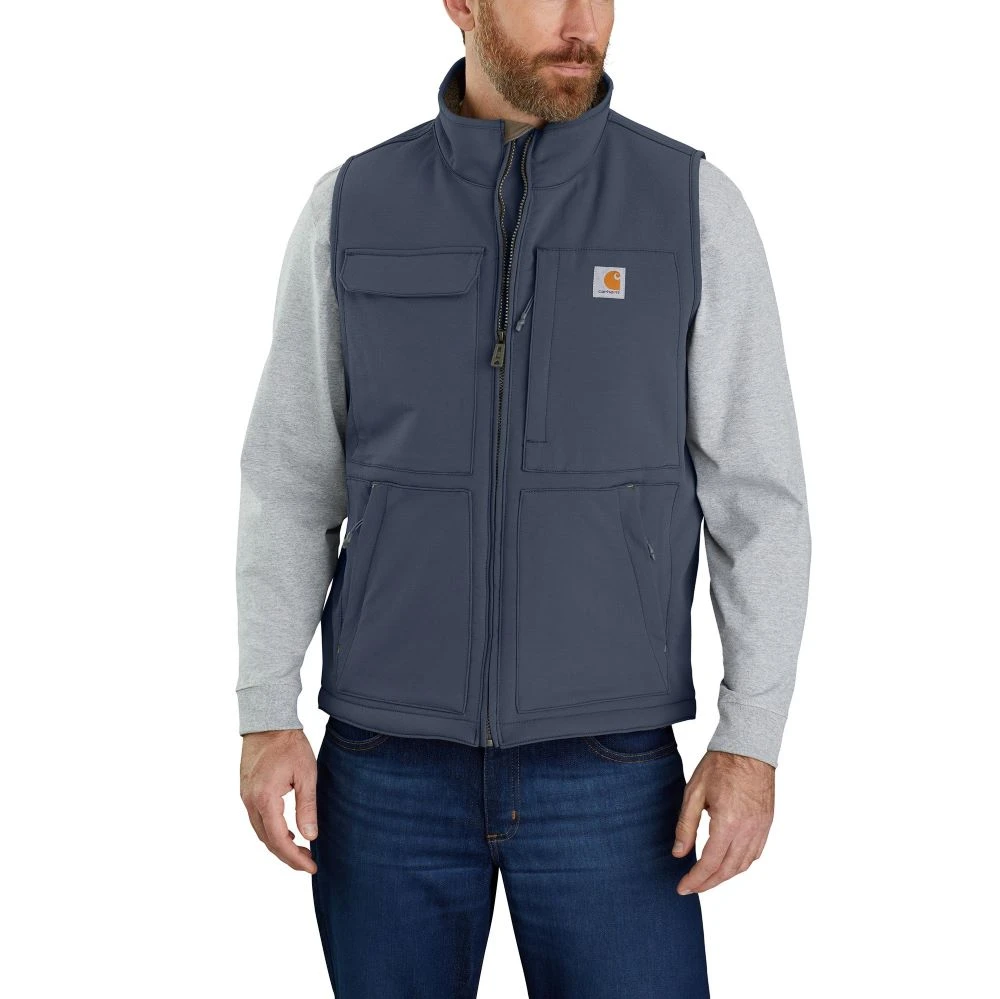'Carhartt' Men's Super Dux™ Relaxed Fit Sherpa Lined Vest - Bluestone 1 'Carhartt' Men's Super Dux™ Relaxed Fit Sherpa Lined Vest - Bluestone
