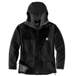 'Carhartt' Men's Super Dux™ Relaxed Fit Insulated Traditional Coat-Level 4 Extreme Warmth Rating - Black -Outland Style Shop 105002 N04 MF21 e 1024x1024@2x