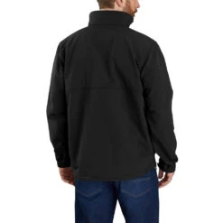 'Carhartt' Men's Super Dux™ Relaxed Fit Lightweight Mock Neck Jacket-Level 1 Warm Rating - Black -Outland Style Shop 105342 N04 AVB MS22 b 1024x1024@2x