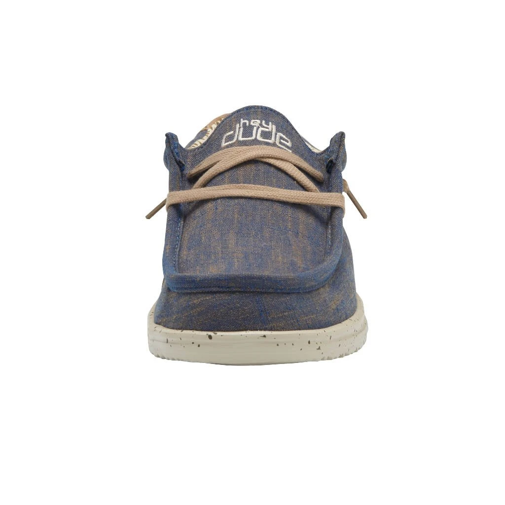 'Hey Dude' Men's Wally Free - Natural Blue 3 'Hey Dude' Men's Wally Free - Natural Blue - Image 3