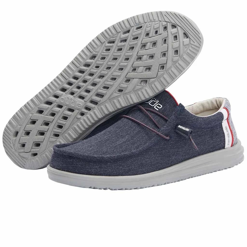 'Hey Dude' Men's Wally Free - Arctic Blue 2 'Hey Dude' Men's Wally Free - Arctic Blue - Image 2