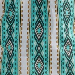 'Wrangler' Men's Checotah Printed Snap Front - Turquoise -Outland Style Shop 112324790 SW01 SWSW PRD 1024x1024@2x