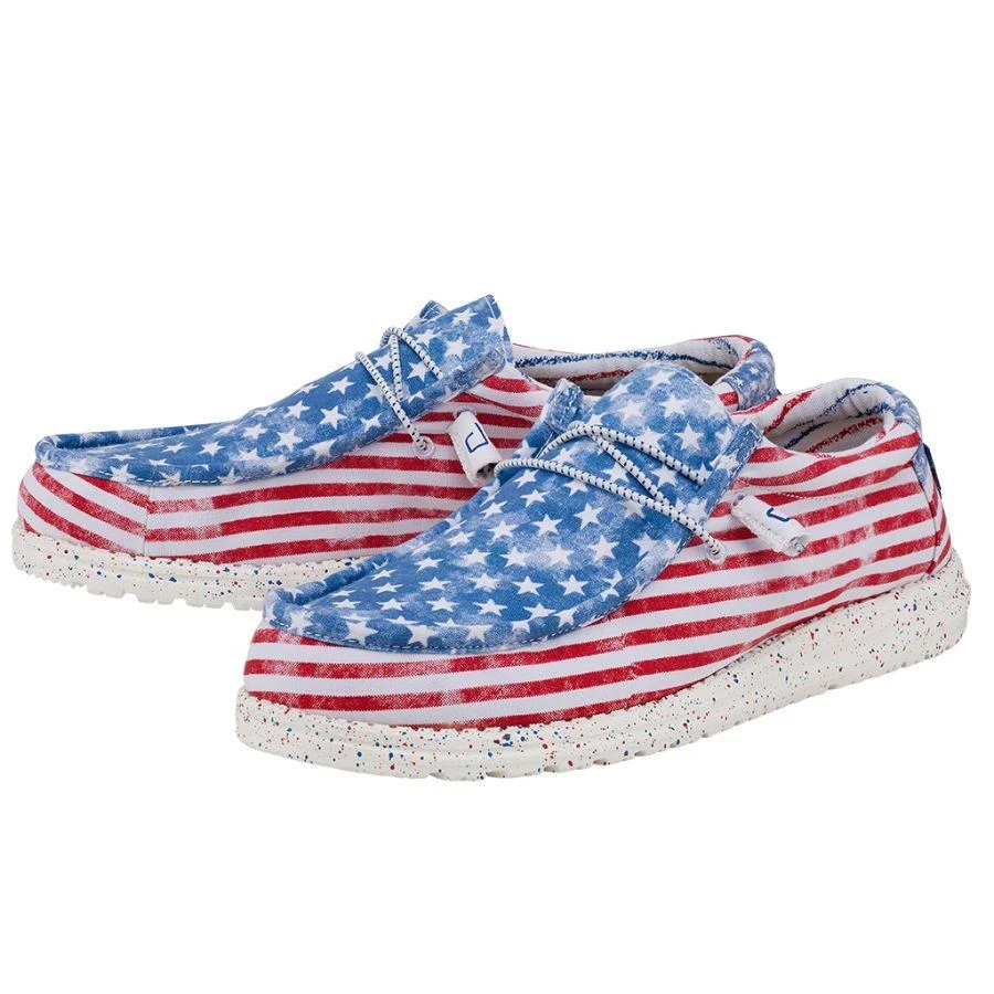 'Hey Dude' Men's Wally - Stars 'N Stripes 1 'Hey Dude' Men's Wally - Stars 'N Stripes