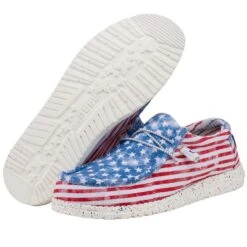 'Hey Dude' Men's Wally - Stars 'N Stripes 8 'Hey Dude' Men's Wally - Stars 'N Stripes -Outland Style Shop 150202699 WALLY STARS N STRIPES 3 1024x1024@2x