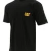 'Caterpillar' Men's Logo Pocket Tee - Black