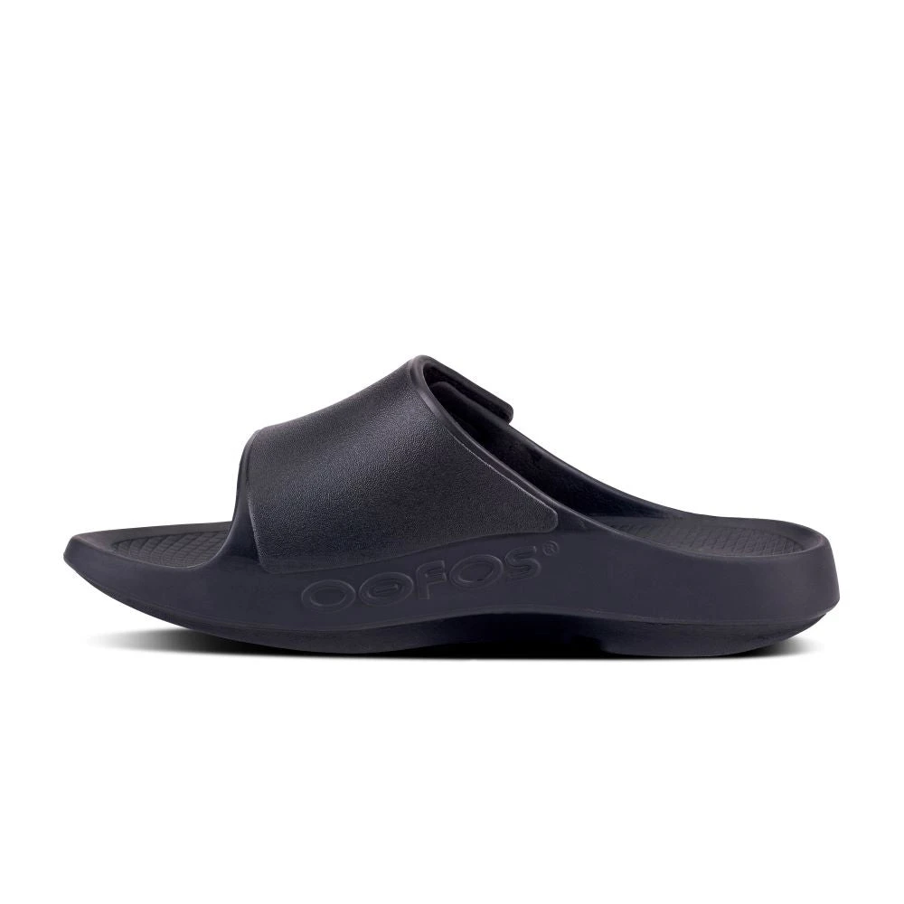 'OOFOS' Unisex OOahh Sport Flex Sandal - Black Matte 6 'OOFOS' Unisex OOahh Sport Flex Sandal - Black Matte - Image 6
