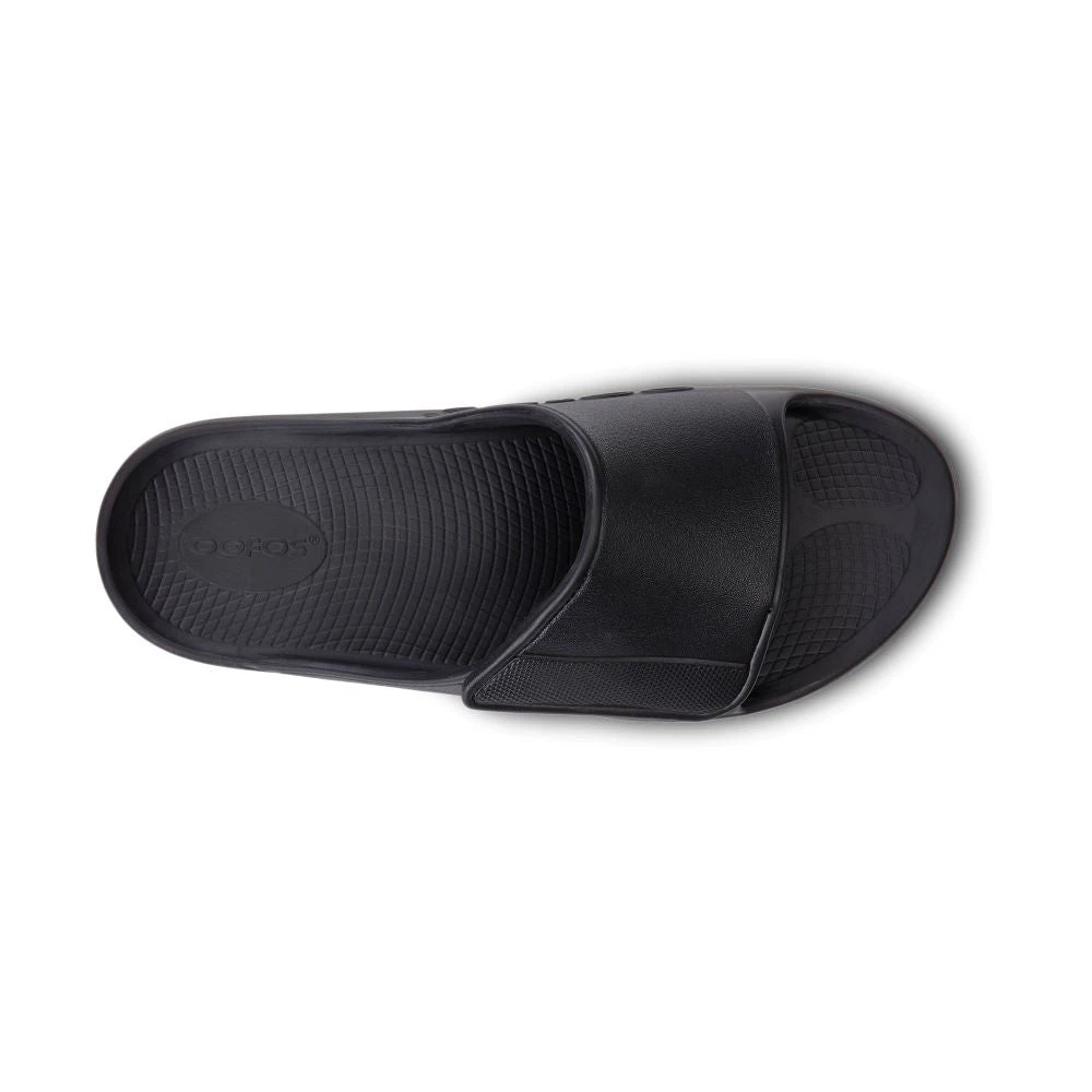 'OOFOS' Unisex OOahh Sport Flex Sandal - Black Matte 2 'OOFOS' Unisex OOahh Sport Flex Sandal - Black Matte - Image 2