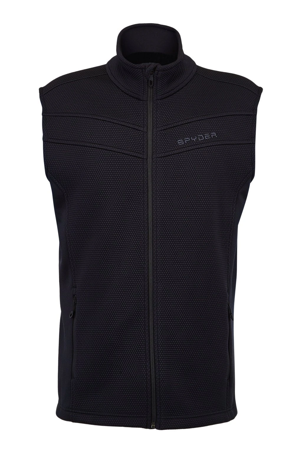 'Spyder' Men's Encore Fleece Vest - Black 1 'Spyder' Men's Encore Fleece Vest - Black
