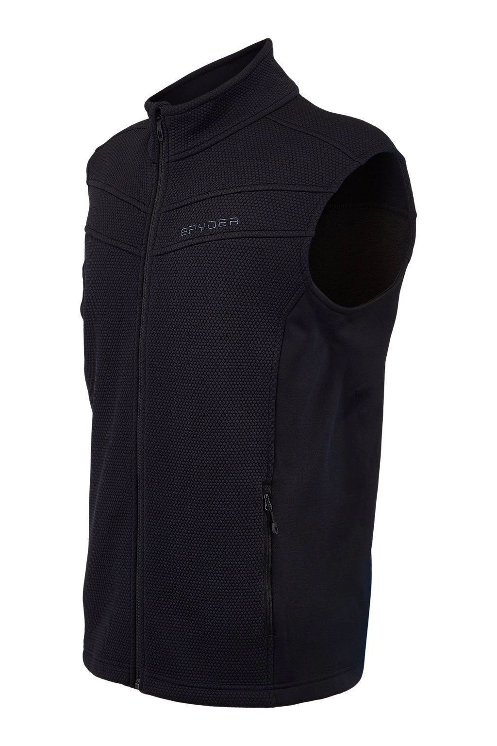 'Spyder' Men's Encore Fleece Vest - Black 3 'Spyder' Men's Encore Fleece Vest - Black - Image 3