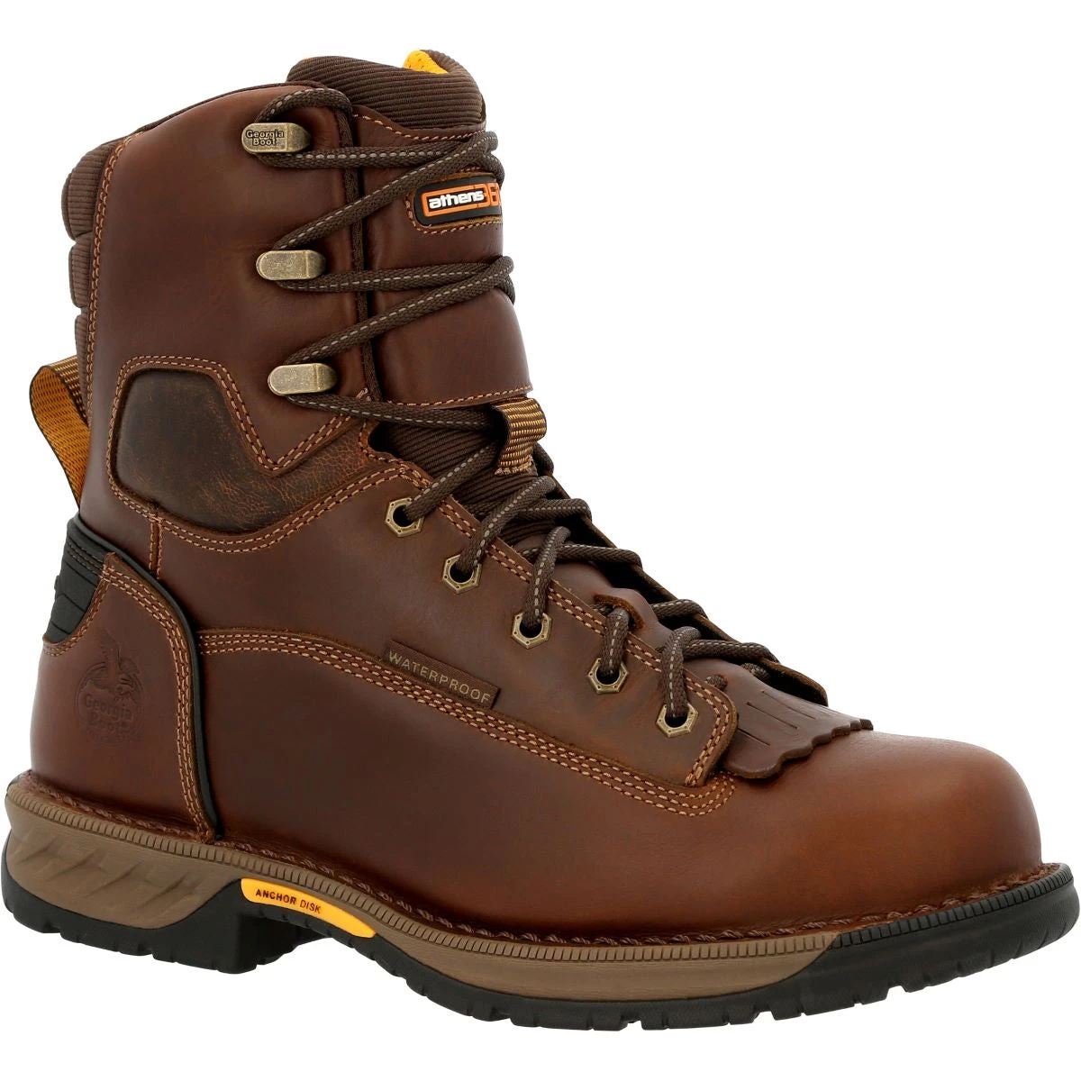 'Georgia Boot' Men's 8" Athens 360 EH WP Soft Toe - Brown 6 'Georgia Boot' Men's 8" Athens 360 EH WP Soft Toe - Brown - Image 6