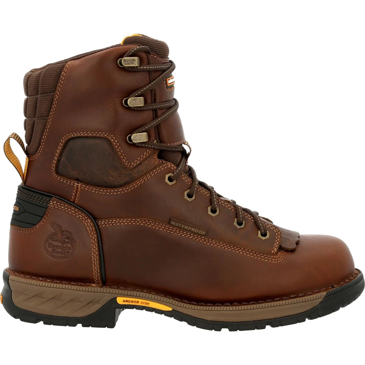 'Georgia Boot' Men's 8" Athens 360 EH WP Soft Toe - Brown 1 'Georgia Boot' Men's 8" Athens 360 EH WP Soft Toe - Brown