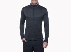 'Kuhl' Men's Alloy 1/4 Zip Sweater - Graphite