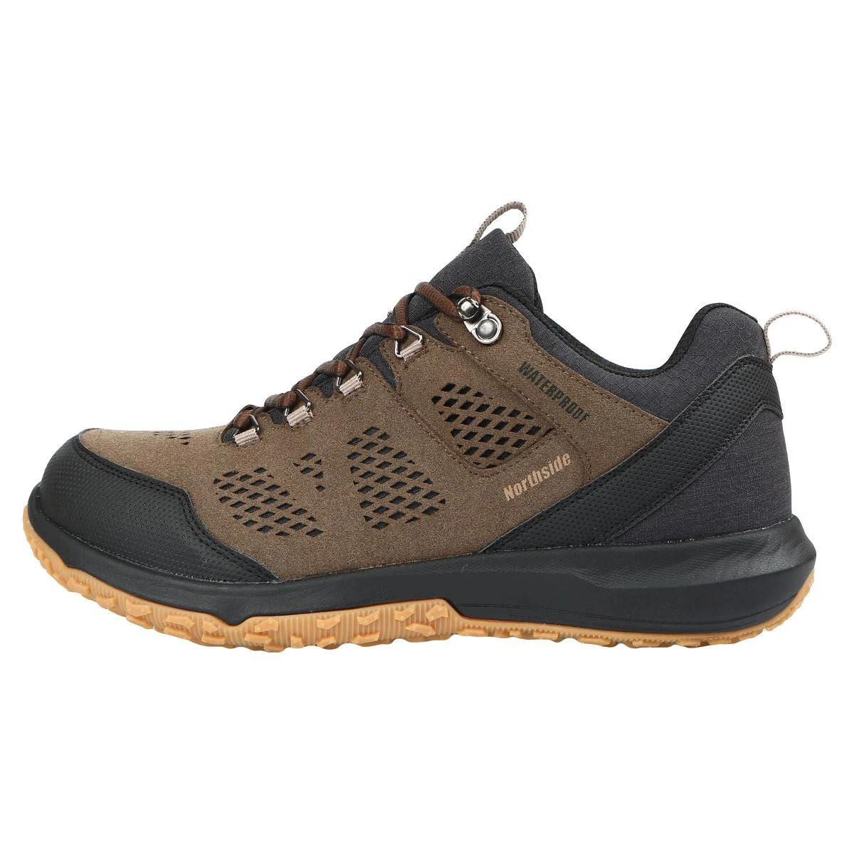 'Northside' Men's Benton WP Hiker - Brown / Black 6 'Northside' Men's Benton WP Hiker - Brown / Black - Image 6