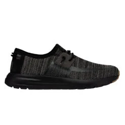 'Hey Dude' Men's Sirocco Sneaker - Black -Outland Style Shop 40140 0WM SIROCCO BLACKNIGHT RIGHTSIDE 1024x1024@2x