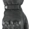 'Highway 21' Unisex Radiant Heated Leather Glove - Black