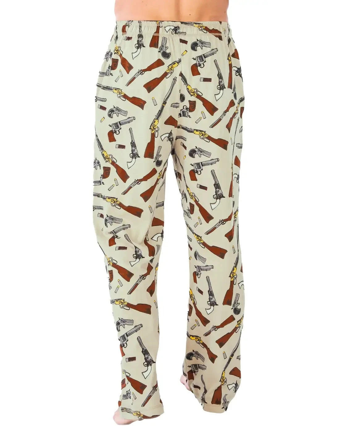 'Lazy One' Men's Old West Gun PJ Pant - Tan 2 'Lazy One' Men's Old West Gun PJ Pant - Tan - Image 2