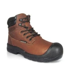 'Genuine Grip' Men's 6" Vulcan EH PR WP Comp Toe - Brown -Outland Style Shop 6100 1 1024x1024@2x