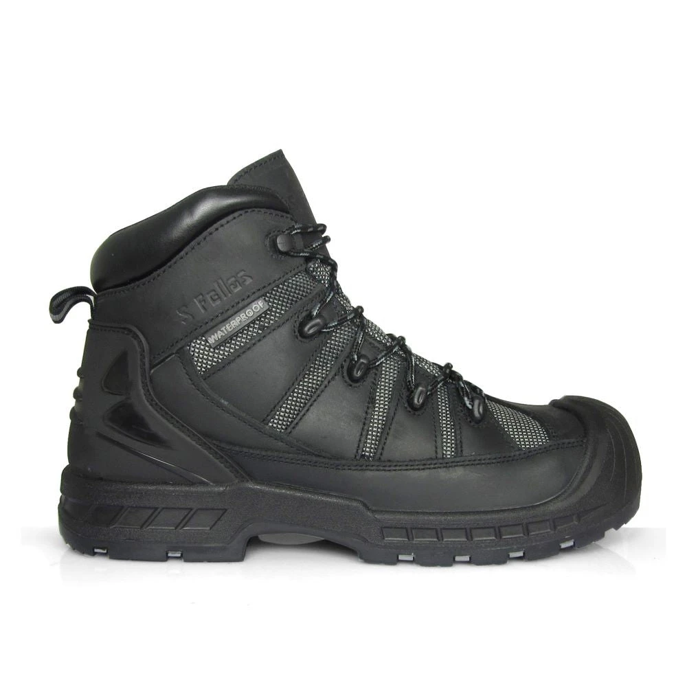 'Genuine Grip' Men's Trekker EH PR WP Comp Toe Hiker - Black 1 'Genuine Grip' Men's Trekker EH PR WP Comp Toe Hiker - Black