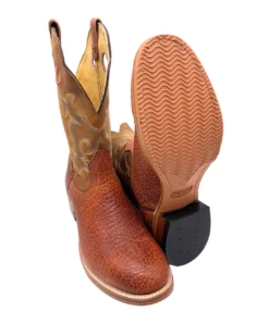 'Boulet' Men's 12" Western Round Toe - Utta Whisky / Grizzly Tan -Outland Style Shop 63275 1024x1024@2x