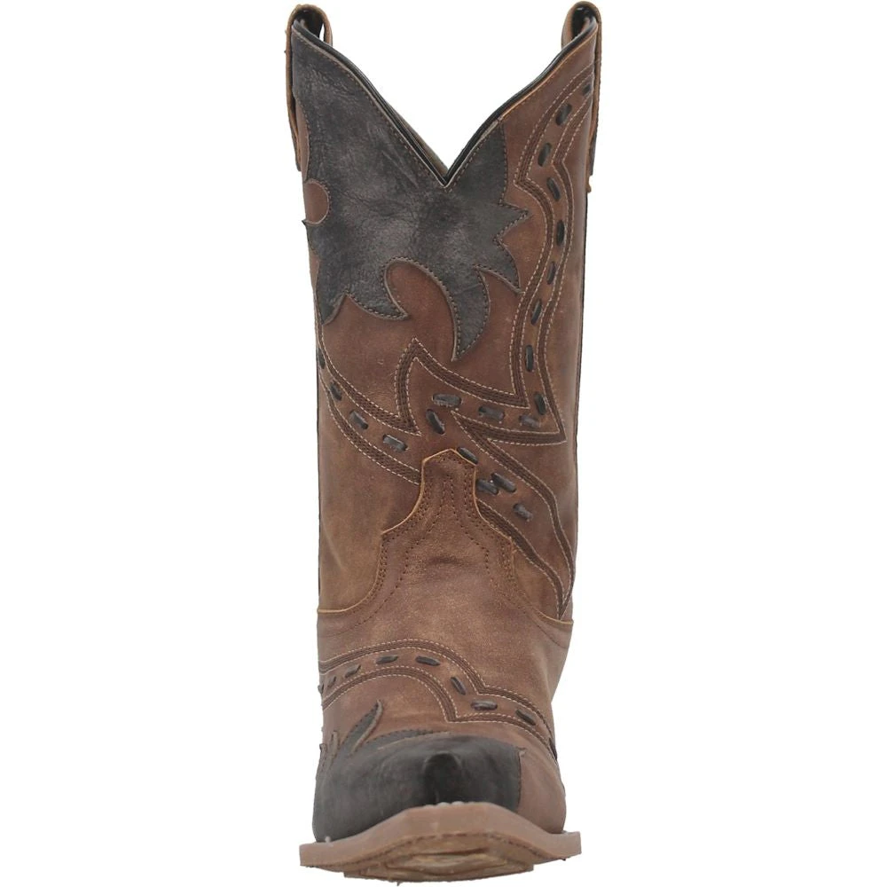 'Laredo' Men's 12" Porter Overlay Western Snip Toe - Tan 5 'Laredo' Men's 12" Porter Overlay Western Snip Toe - Tan - Image 5