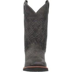 'Laredo' Men's 12" Axel Western Square Toe - Charcoal Black -Outland Style Shop 7927 5 1024x1024@2x