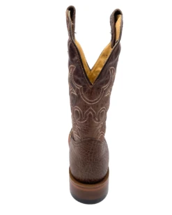 'Boulet' Men's 12" Roper Western Round Toe - Shoulder Noce Taurus / Organza Brown -Outland Style Shop 82092 1024x1024@2x
