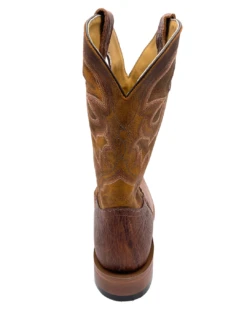 'Boulet' Men's 12" Saddle Vamp Western Square Toe - Shrunken Bomber / Ambergold -Outland Style Shop 93452 1024x1024@2x