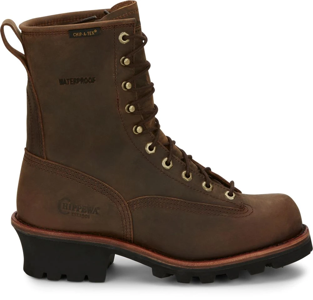 'Chippewa' Men's 8" Paladin Bay Apache WP Soft Toe - Brown 1 'Chippewa' Men's 8" Paladin Bay Apache WP Soft Toe - Brown