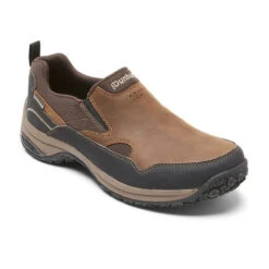 'Dunham' Men's Cloud Plus WP Slip On - Brown Leather -Outland Style Shop CI6375 MAIN S 1024x1024@2x