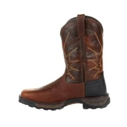 'Durango' Men's 11" Maverick XP™ Ventilated Western Square Toe - Brown -Outland Style Shop DDB0204 instep profile 1024x1024@2x