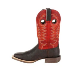 'Durango' Men's 13" Rebel Pro Western Square Toe - Chestnut / Crimson -Outland Style Shop DDB0222 instep profile 1024x1024@2x