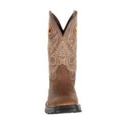 'Durango' Men's 11" Maverick XP Western Work Square Toe - Brown / Tan -Outland Style Shop DDB0242 front 1024x1024@2x