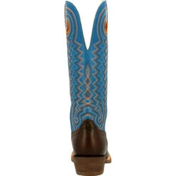 'Durango' Men's 15" Rebel Pro Western Saddle Boot - Chestnut / Brilliant Blue 10 'Durango' Men's 15" Rebel Pro Western Saddle Boot - Chestnut / Brilliant Blue -Outland Style Shop DDB0337 back 1024x1024@2x