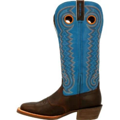 'Durango' Men's 15" Rebel Pro Western Saddle Boot - Chestnut / Brilliant Blue 11 'Durango' Men's 15" Rebel Pro Western Saddle Boot - Chestnut / Brilliant Blue -Outland Style Shop DDB0337 instep profile 1024x1024@2x