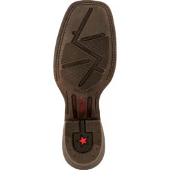 'Durango' Men's 15" Rebel Pro Western Saddle Boot - Chestnut / Brilliant Blue 8 'Durango' Men's 15" Rebel Pro Western Saddle Boot - Chestnut / Brilliant Blue -Outland Style Shop DDB0337 outsole 1024x1024@2x