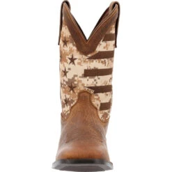 'Durango' Men's 11" Westward Saddlehorn Digital Camo Flag - Brown -Outland Style Shop DDB0397 front 1024x1024@2x