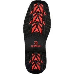 'Durango' Men's 11" WorkHorse™ Western Steel Toe - Chocoloate / Bone -Outland Style Shop DDB0426 outsole 1024x1024@2x