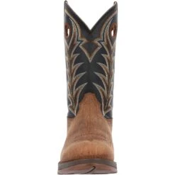 'Durango' Men's 12" Rebel Western Round Toe - Oak Bark / Midnight -Outland Style Shop DDB0428 front 1024x1024@2x